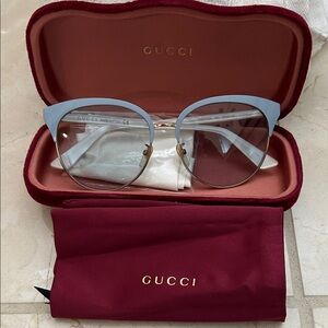 Gucci Women's Glasses in Light Blue